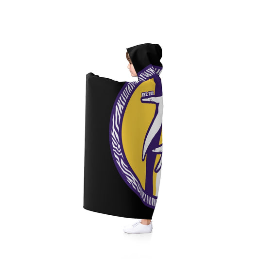 Black Hooded Blanket