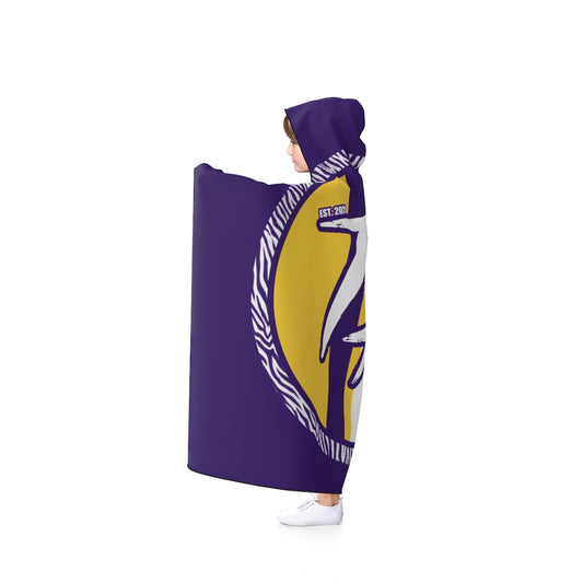 Purple Hooded Blanket