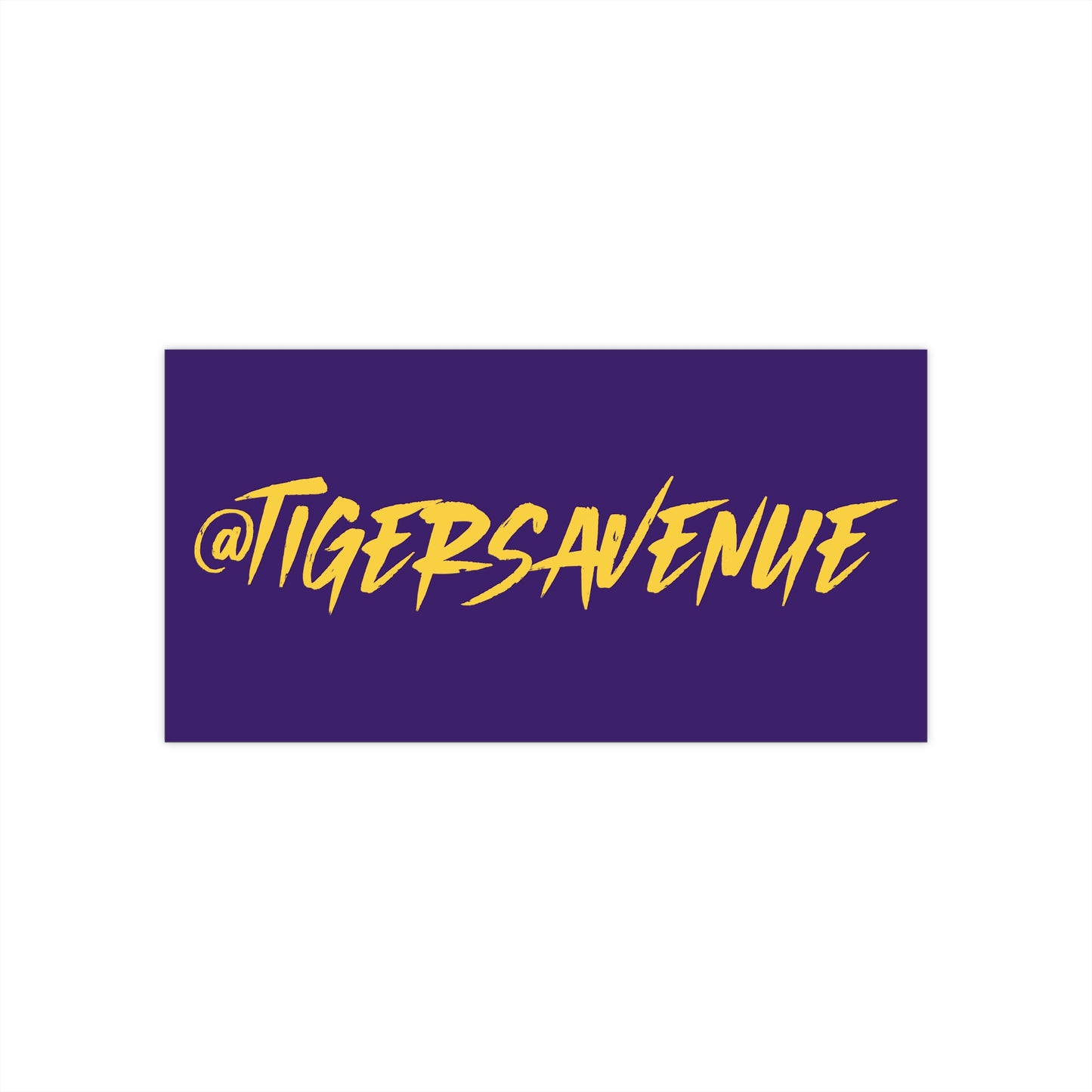 Purple Bumper Sticker