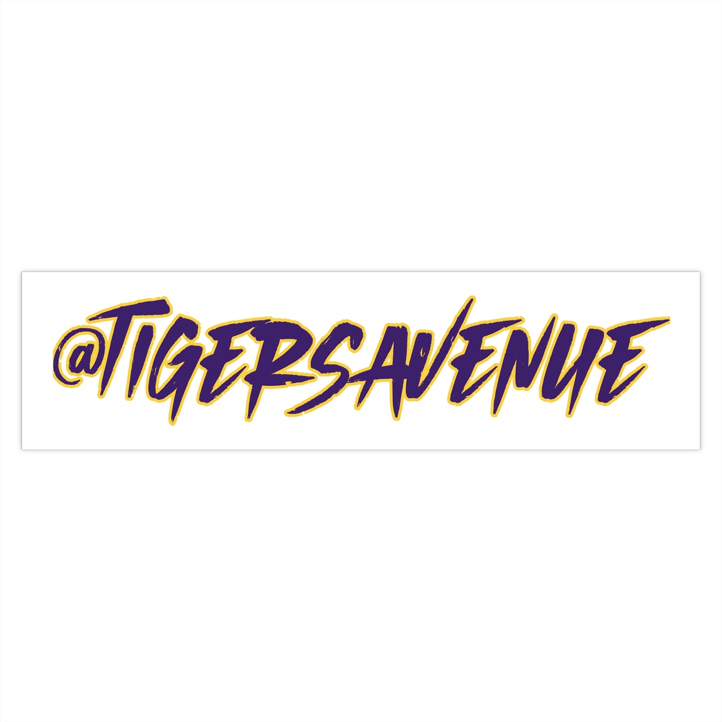 White Bumper Sticker