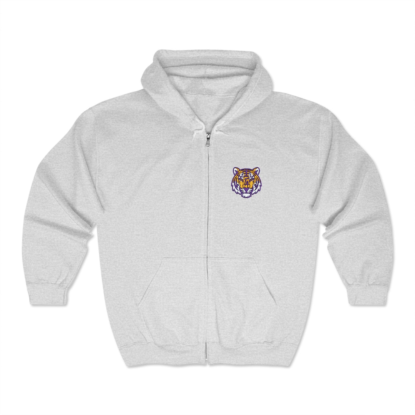 Tiger Head Full Zip Hoodies