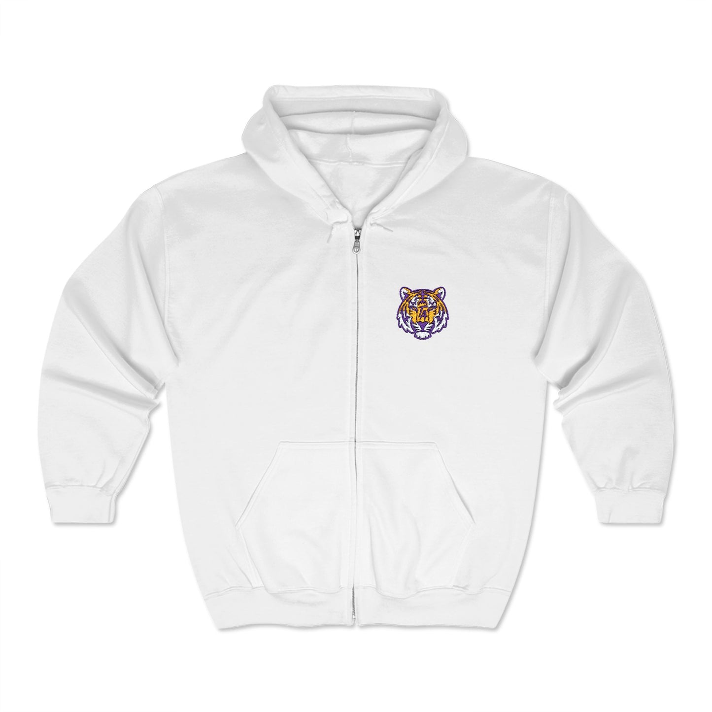 Tiger Head Full Zip Hoodies