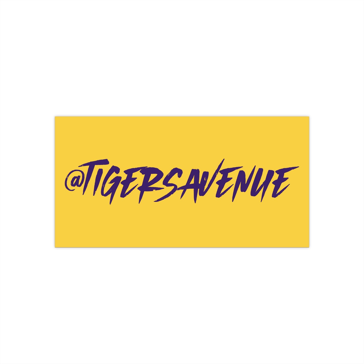Yellow Bumper Sticker