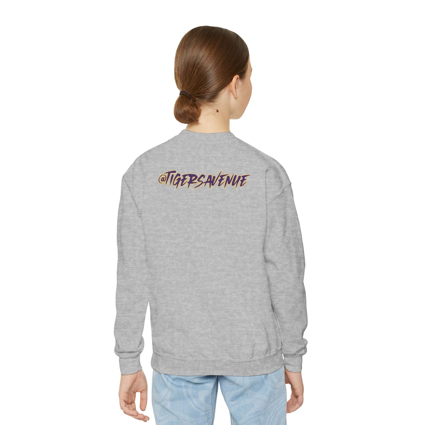 LSU Kitty Youth Crewneck Sweatshirts