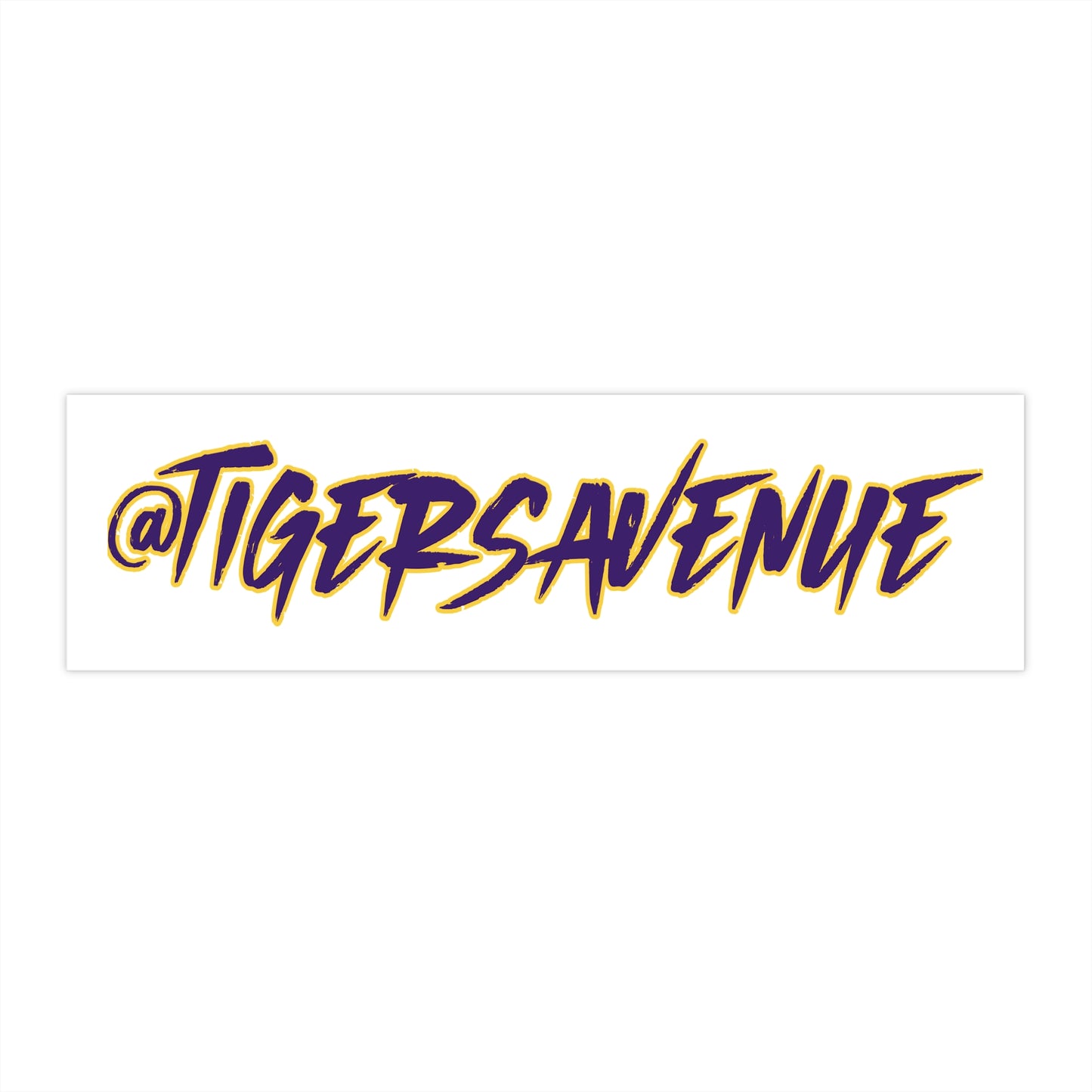 White Bumper Sticker