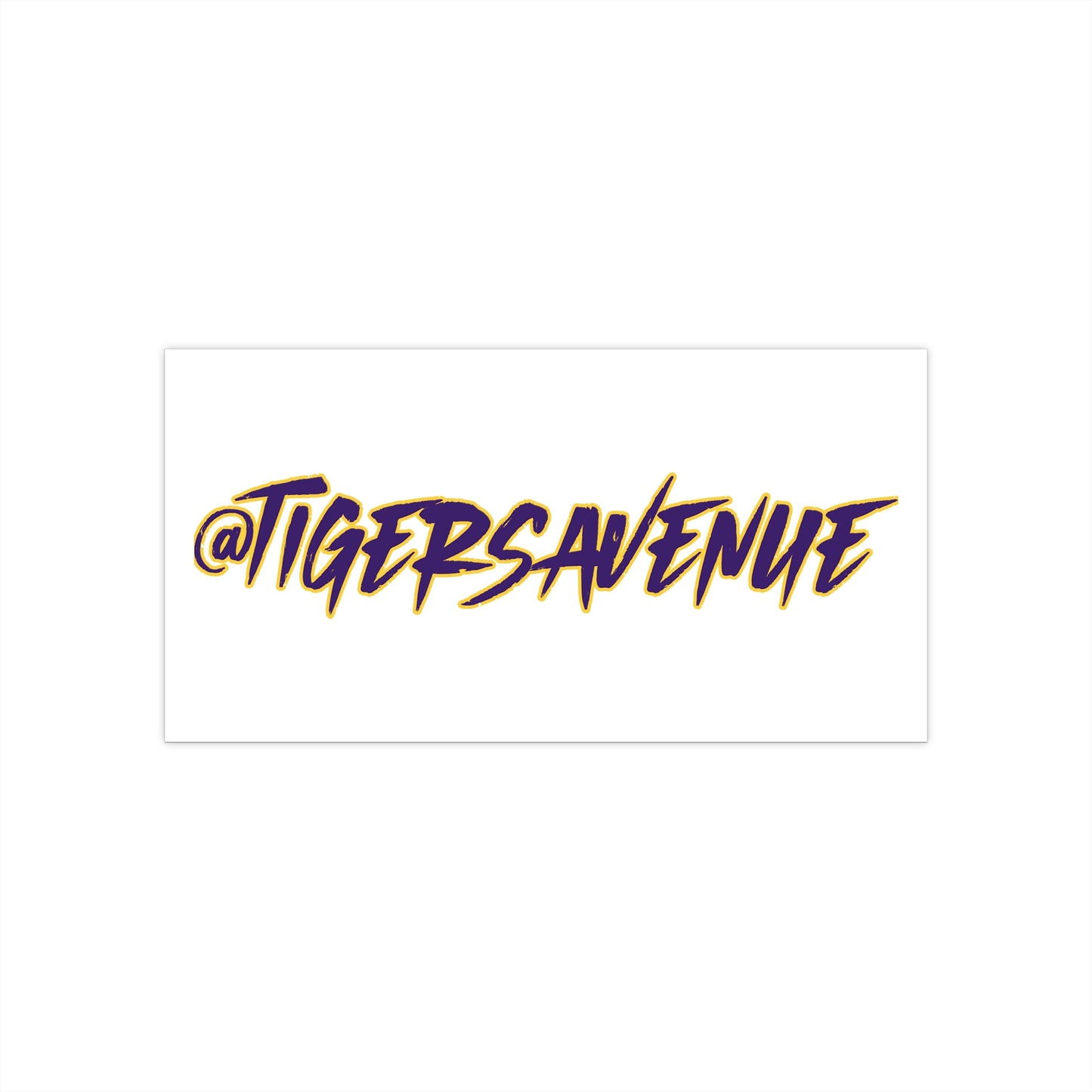White Bumper Sticker