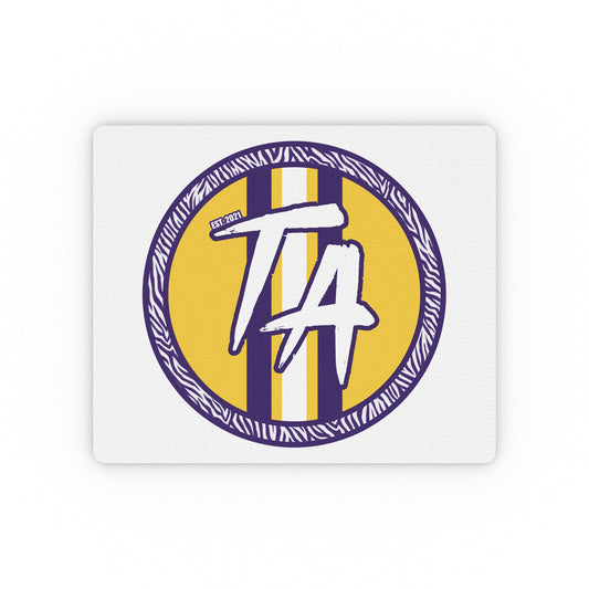 White Rectangular Mouse Pad