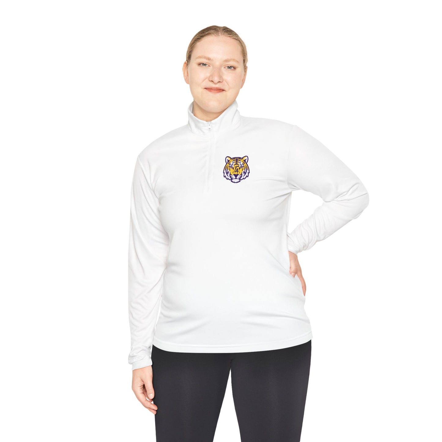 Tiger Head Quarter-Zip Pullovers