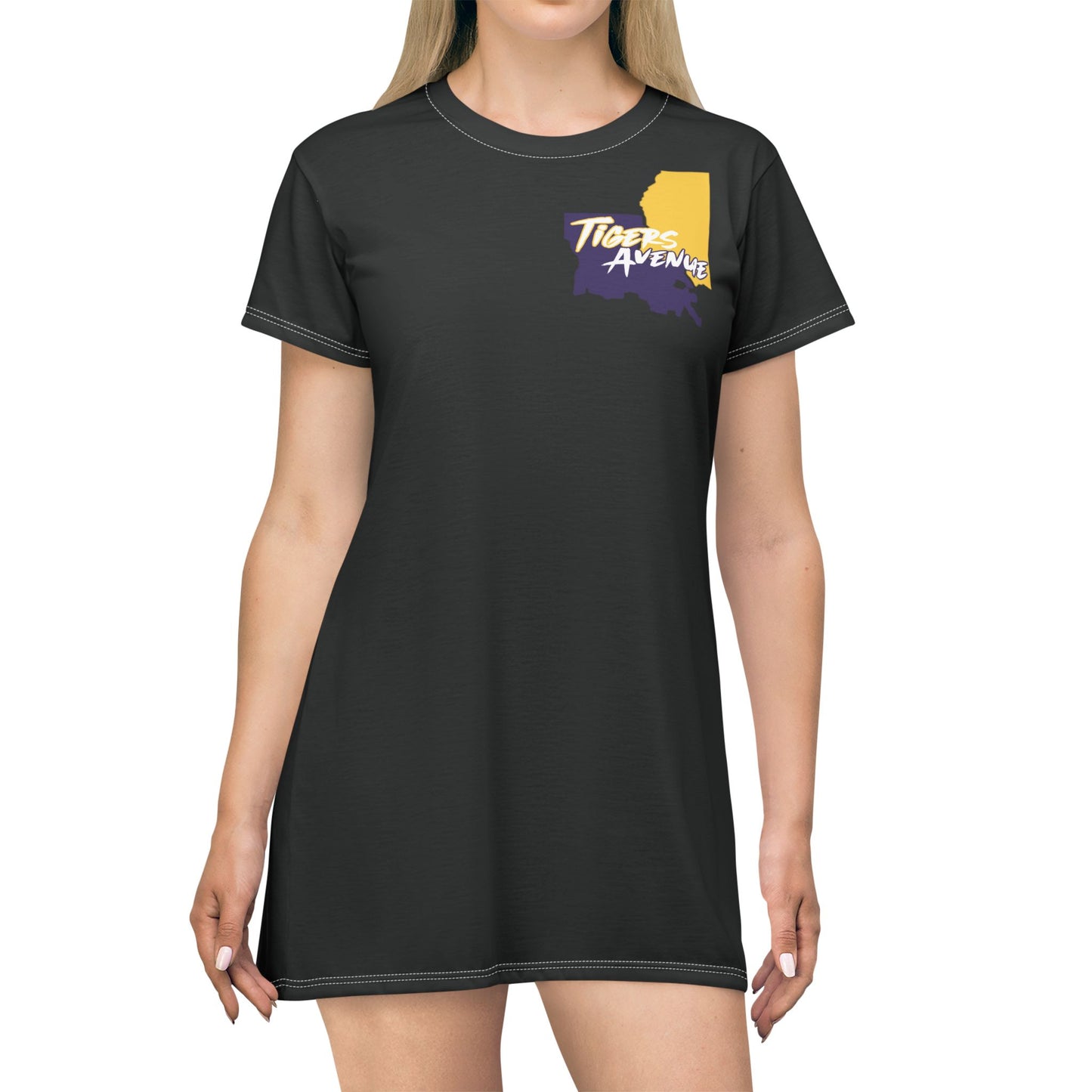 Statelines Black T-Shirt Dress