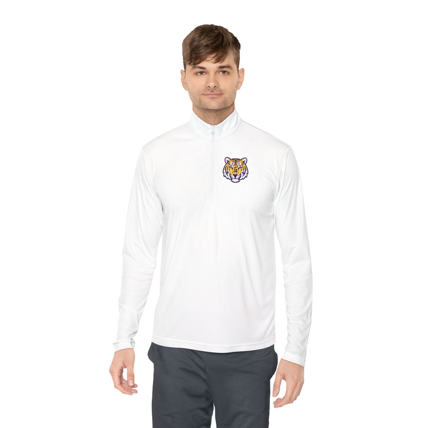 Tiger Head Quarter-Zip Pullovers