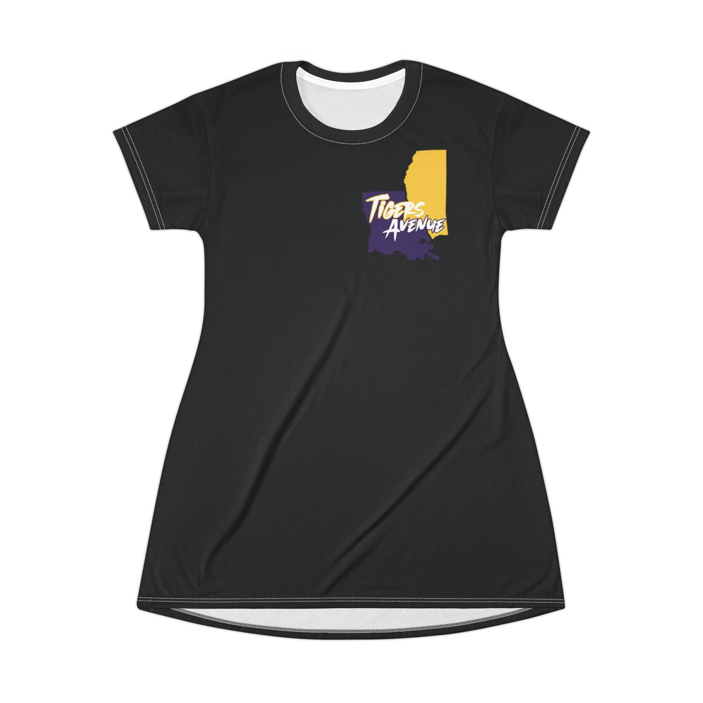 Statelines Black T-Shirt Dress