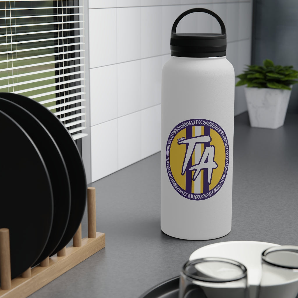Stainless Steel Water Bottle, Handle Lid