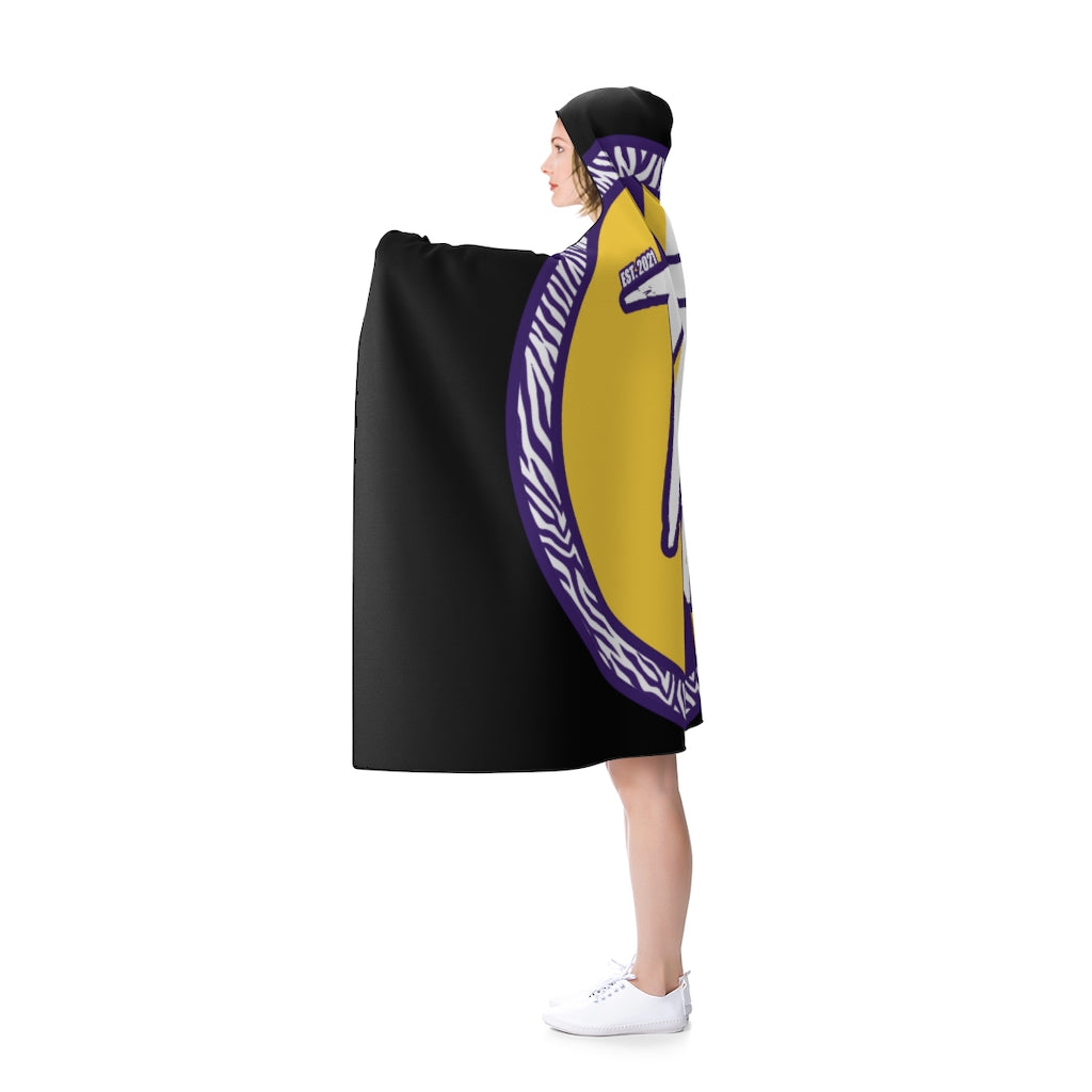 Black Hooded Blanket